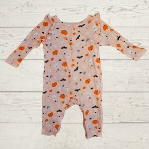 Old Navy Halloween Print Romper- 6-12m